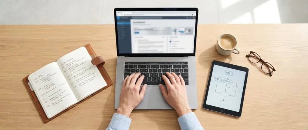 Manual SEO guide for beginners with step-by-step training