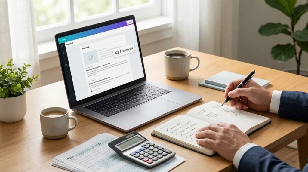 Taxes on Sponsored Posts — What to Track